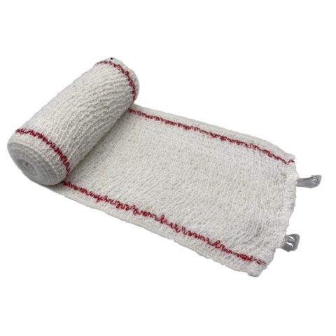Bande de crêpe 100 % coton stérile 4 m × 5 cm
