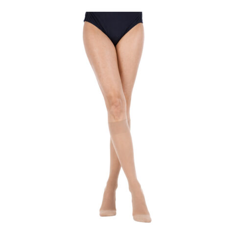 Mi-bas court classe 2 Thuasne Actys 20 femme – beige clair